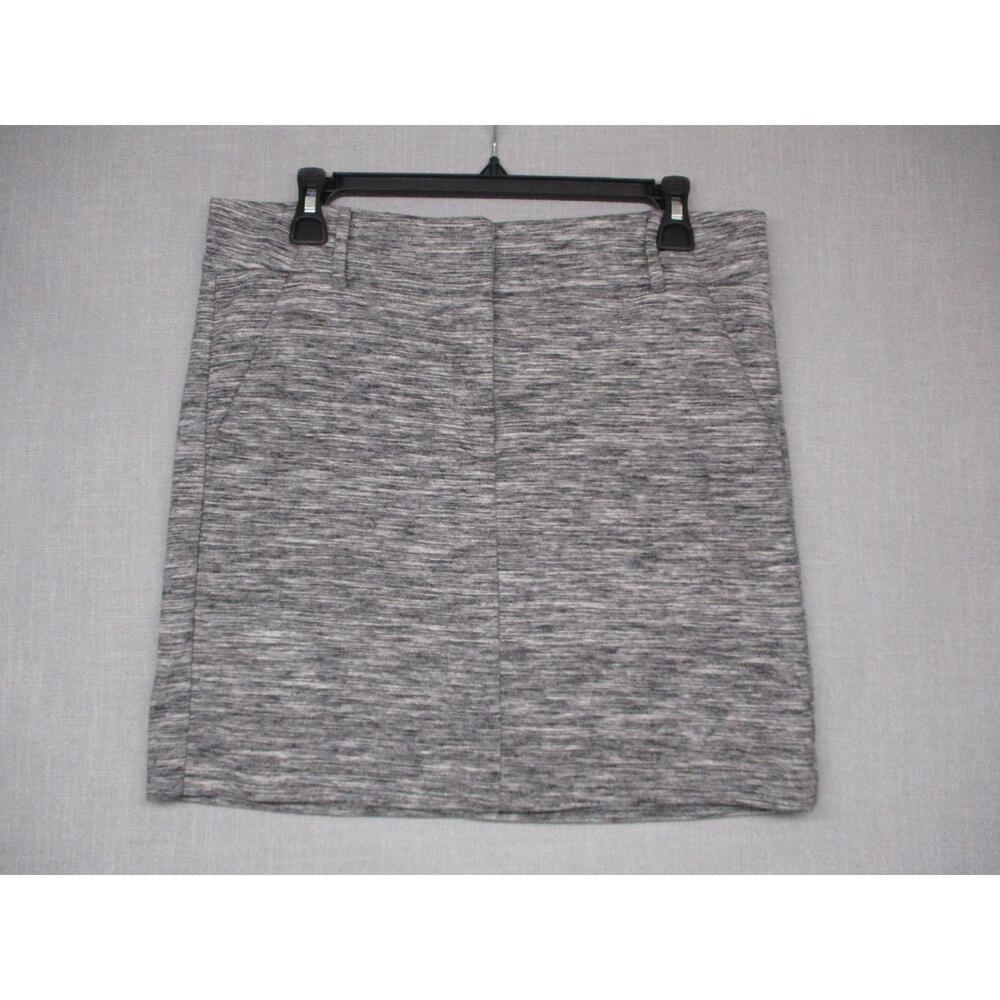 Loft Heather Gray Highwaisted Classic Minimalist Pencil Skirt Womens‎ Size 8